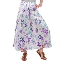 Christmasstars-003 Satin Palazzo Pants