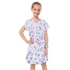 Christmasstars-003 Kids  Drop Waist Dress by nateshop