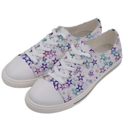 Christmasstars-003 Men s Low Top Canvas Sneakers by nateshop