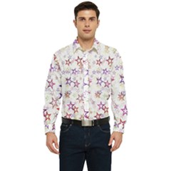 Christmasstars-004 Men s Long Sleeve  Shirt by nateshop