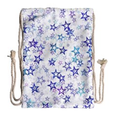 Christmasstars-005 Drawstring Bag (large) by nateshop