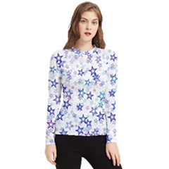 Christmasstars-005 Women s Long Sleeve Rash Guard by nateshop