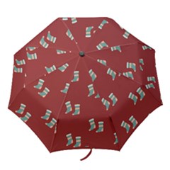 Christmas-stockings Folding Umbrellas by nateshop