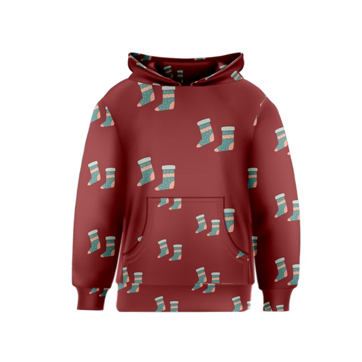 Christmas-stockings Kids  Pullover Hoodie