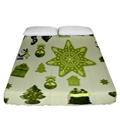 Christmas-stocking-star-bel Fitted Sheet (king Size) by nateshop