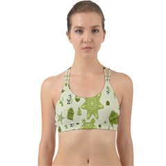 Christmas-stocking-star-bel Back Web Sports Bra by nateshop