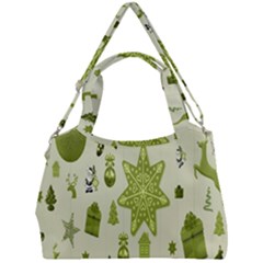 Christmas-stocking-star-bel Double Compartment Shoulder Bag by nateshop