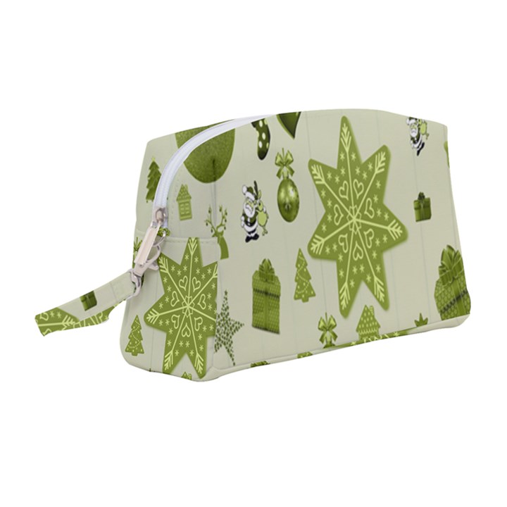 Christmas-stocking-star-bel Wristlet Pouch Bag (Medium)