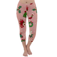 Gifts-christmas-stockings Capri Winter Leggings  by nateshop