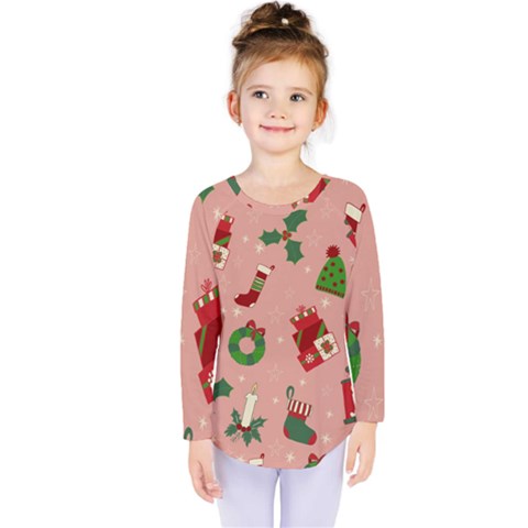 Gifts-christmas-stockings Kids  Long Sleeve Tee by nateshop