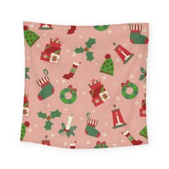 Gifts-christmas-stockings Square Tapestry (small) by nateshop