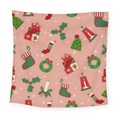 Gifts-christmas-stockings Square Tapestry (large) by nateshop