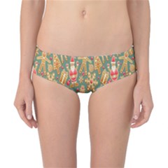 Pattern-santa Classic Bikini Bottoms by nateshop