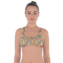 Pattern-santa Got No Strings Sports Bra by nateshop