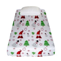 Santa-claus Fitted Sheet (single Size) by nateshop