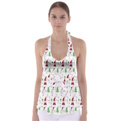 Santa-claus Babydoll Tankini Top by nateshop