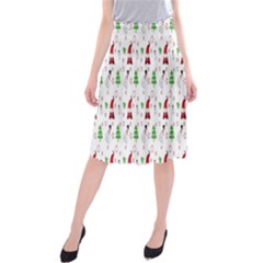 Santa-claus Midi Beach Skirt by nateshop