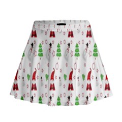 Santa-claus Mini Flare Skirt by nateshop