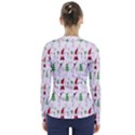 Santa-claus V-Neck Long Sleeve Top View2