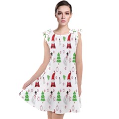 Santa-claus Tie Up Tunic Dress by nateshop