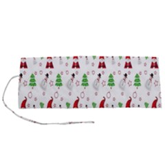 Santa-claus Roll Up Canvas Pencil Holder (s) by nateshop