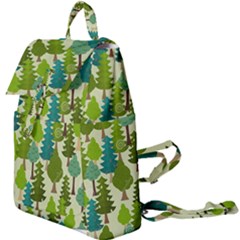 Seamless-forest-pattern-cartoon-tree Buckle Everyday Backpack by nateshop