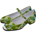 Seamless-forest-pattern-cartoon-tree Women s Mary Jane Shoes View2