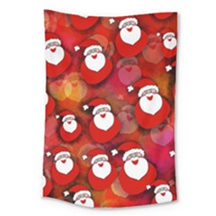 Seamless-santa Claus Large Tapestry by nateshop