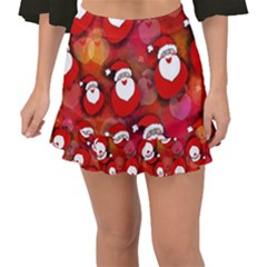 Seamless-santa Claus Fishtail Mini Chiffon Skirt by nateshop