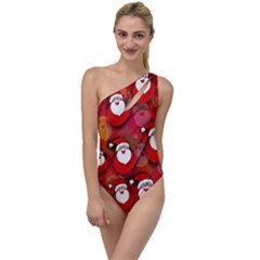 Seamless-santa Claus To One Side Swimsuit by nateshop