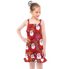 Seamless-santa Claus Kids  Overall Dress by nateshop