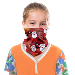 Seamless-santa Claus Face Covering Bandana (kids) by nateshop