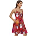 Seamless-santa Claus V-Neck Pocket Summer Dress  View2