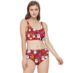 Seamless-santa Claus Frilly Bikini Set by nateshop