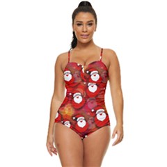 Seamless-santa Claus Retro Full Coverage Swimsuit by nateshop