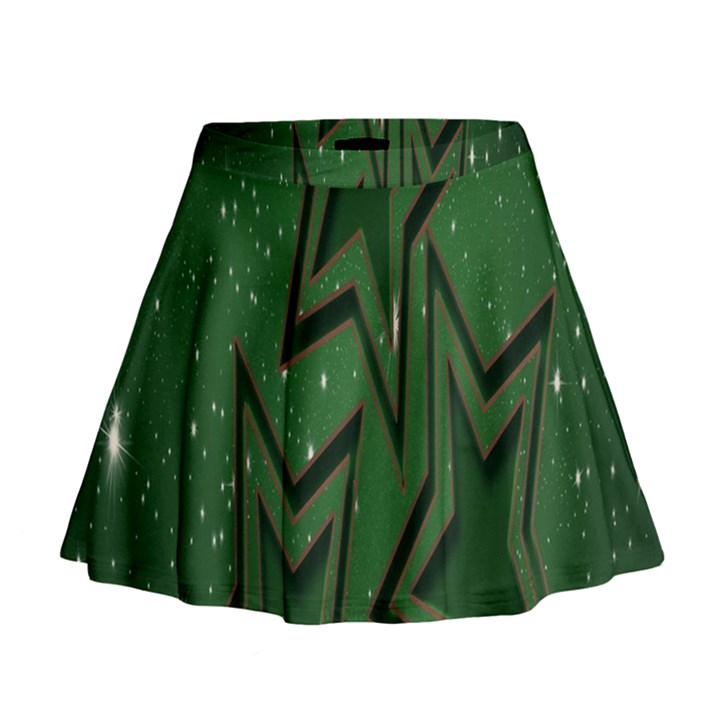 Starchristmas Mini Flare Skirt