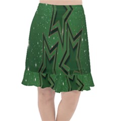 Starchristmas Fishtail Chiffon Skirt by nateshop