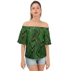 Starchristmas Off Shoulder Short Sleeve Top by nateshop