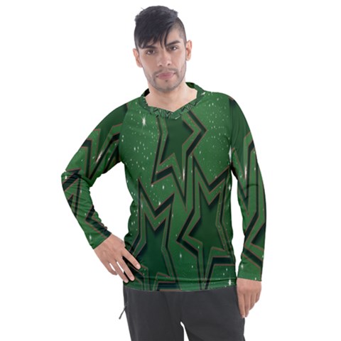 Starchristmas Men s Pique Long Sleeve Tee by nateshop