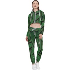 Starchristmas Cropped Zip Up Lounge Set by nateshop