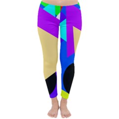 Shape Colorful Creativity Abstract Pattern Classic Winter Leggings