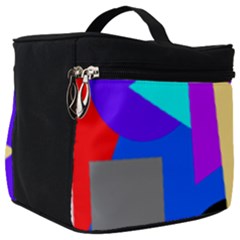 Shape Colorful Creativity Abstract Pattern Make Up Travel Bag (big) by Ravend