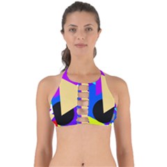 Shape Colorful Creativity Abstract Pattern Perfectly Cut Out Bikini Top by Ravend