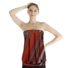 Colored Pattern Bokeh Blurred Blur Strapless Top by Ravend