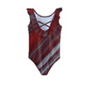 Colored Pattern Bokeh Blurred Blur Kids  Frill Swimsuit View2