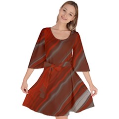 Colored Pattern Bokeh Blurred Blur Velour Kimono Dress by Ravend