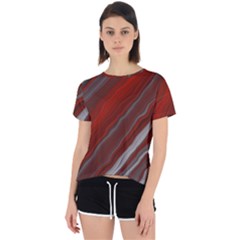 Colored Pattern Bokeh Blurred Blur Open Back Sport Tee by Ravend