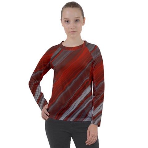 Colored Pattern Bokeh Blurred Blur Women s Long Sleeve Raglan Tee by Ravend