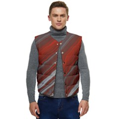 Colored Pattern Bokeh Blurred Blur Men s Short Button Up Puffer Vest	 by Ravend