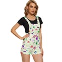 Doodle Squiggles Colorful Pattern Short Overalls View3